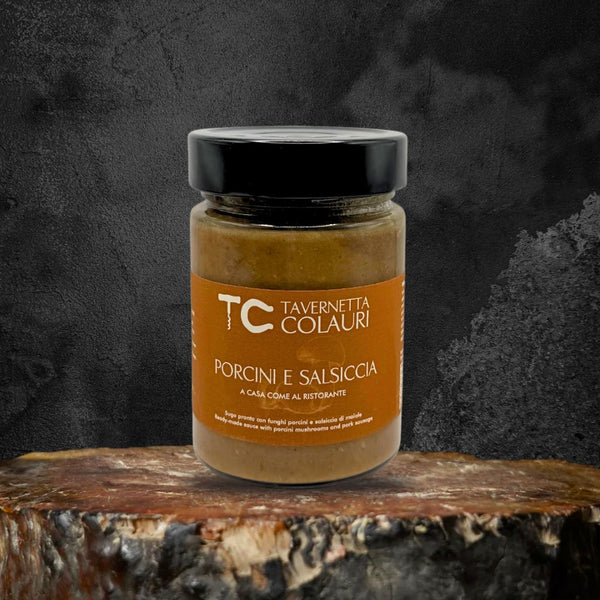 Sugo Porcini e Salsiccia da 300 gr.
